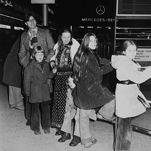 1974, anlässlich eines DAAD Stipendiums lebt Franz Gertsch mit seiner Familie in Berlin
