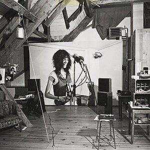 1979, Das Bild Patti Smith IV im Atelier