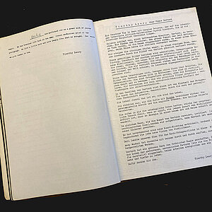 der Text von Timothy Leary, abgedruckt im Ausstellungskatalog Kunstmuseum Luzern 1972
