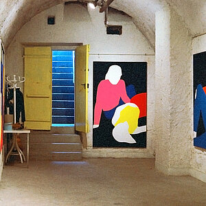 1968, Ausstellung in der Galerie Krebs Bern